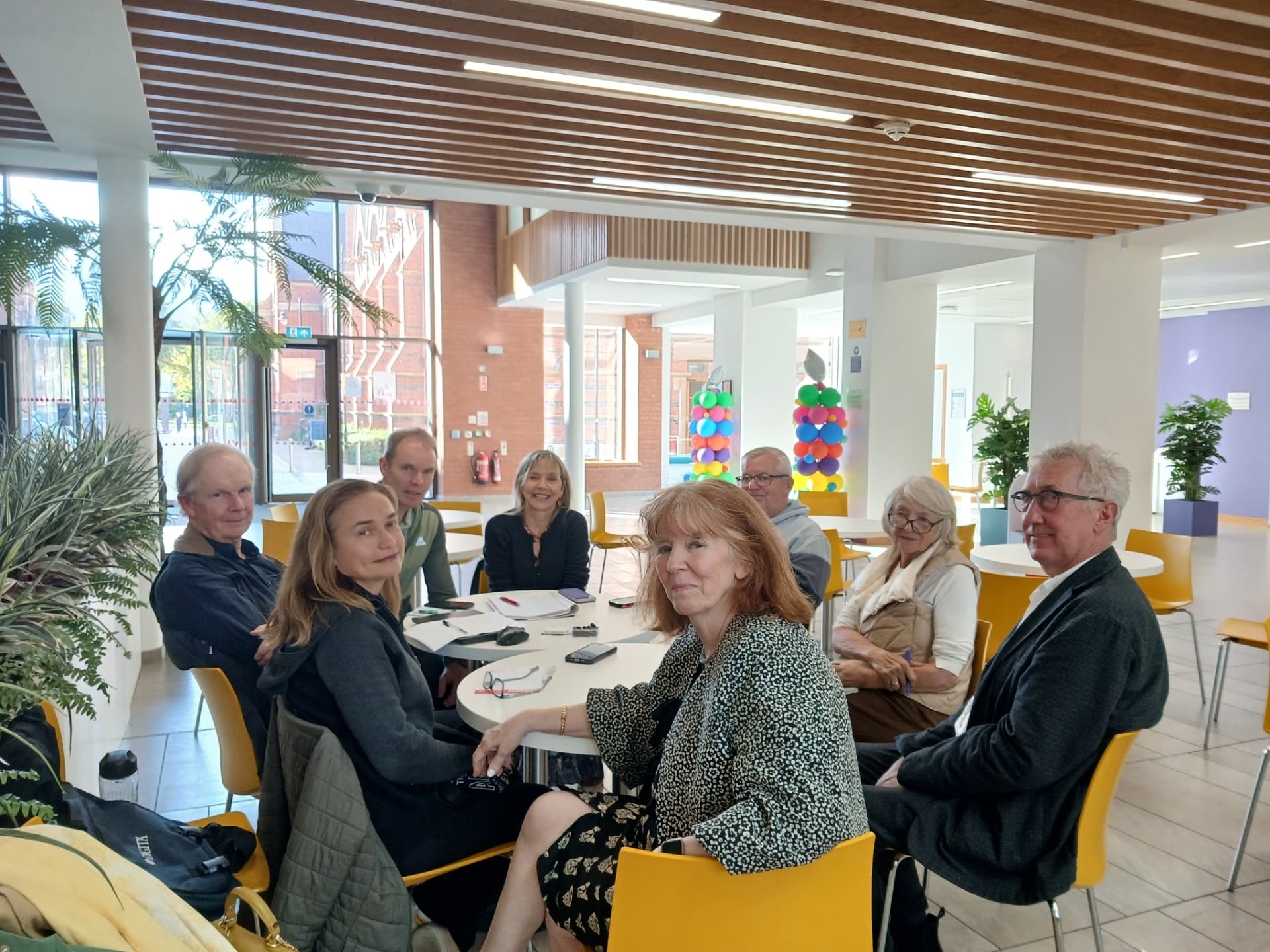 Members of the MOTAP board gathered around a table